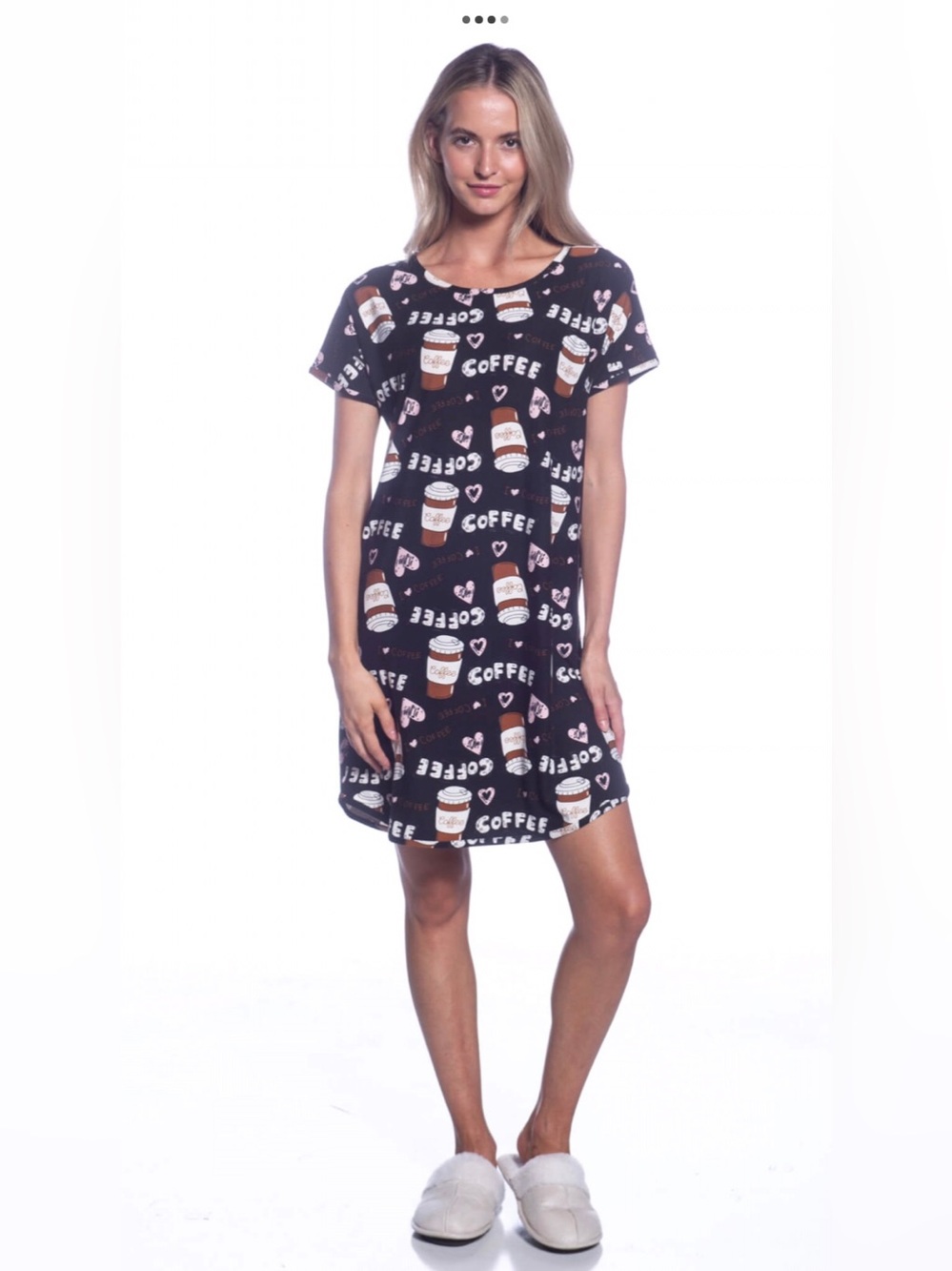 DKR Apparel Printed Night Shirt